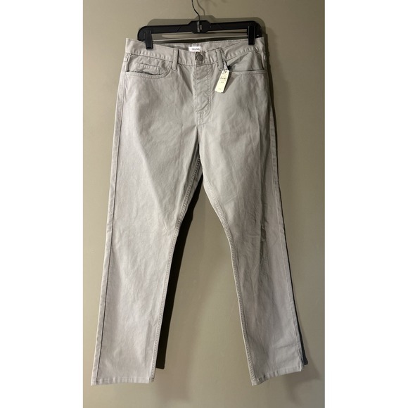 Trunk Clothiers Mens Olive Green Performance Slim Trouser Pants Euro 48 (32x30)
